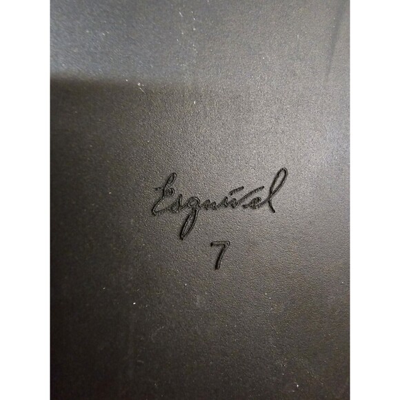 George Esquivel Champagne Colored Metallic Leather Slide Sandals - Picture 8 of 11